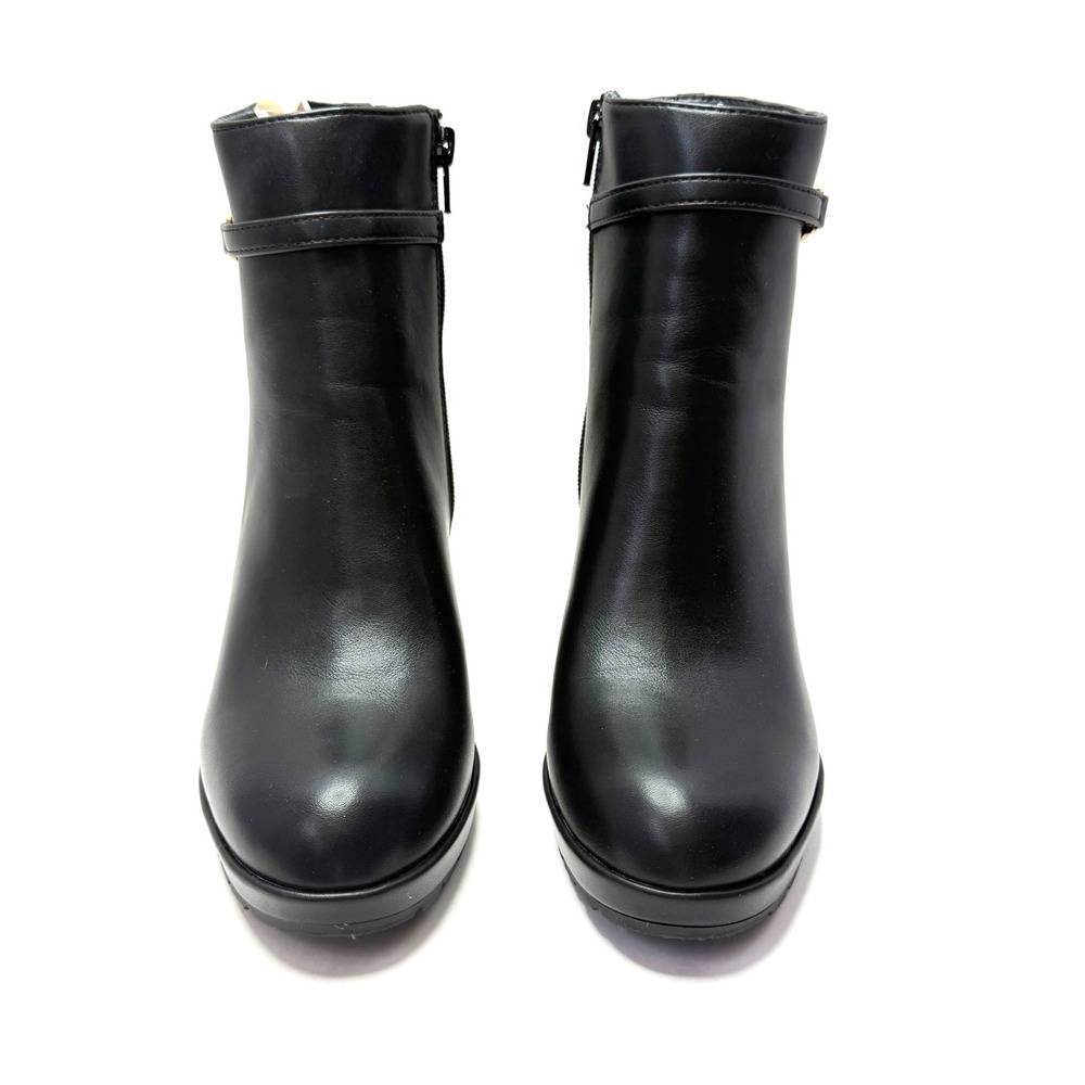 Giani Bernini Women's Glenaa Wedge Booties Black Size 7.5M NWT/BOX